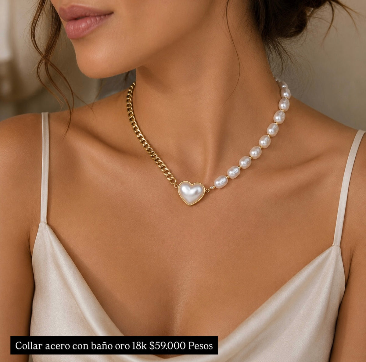 Collar acero inoxidable
