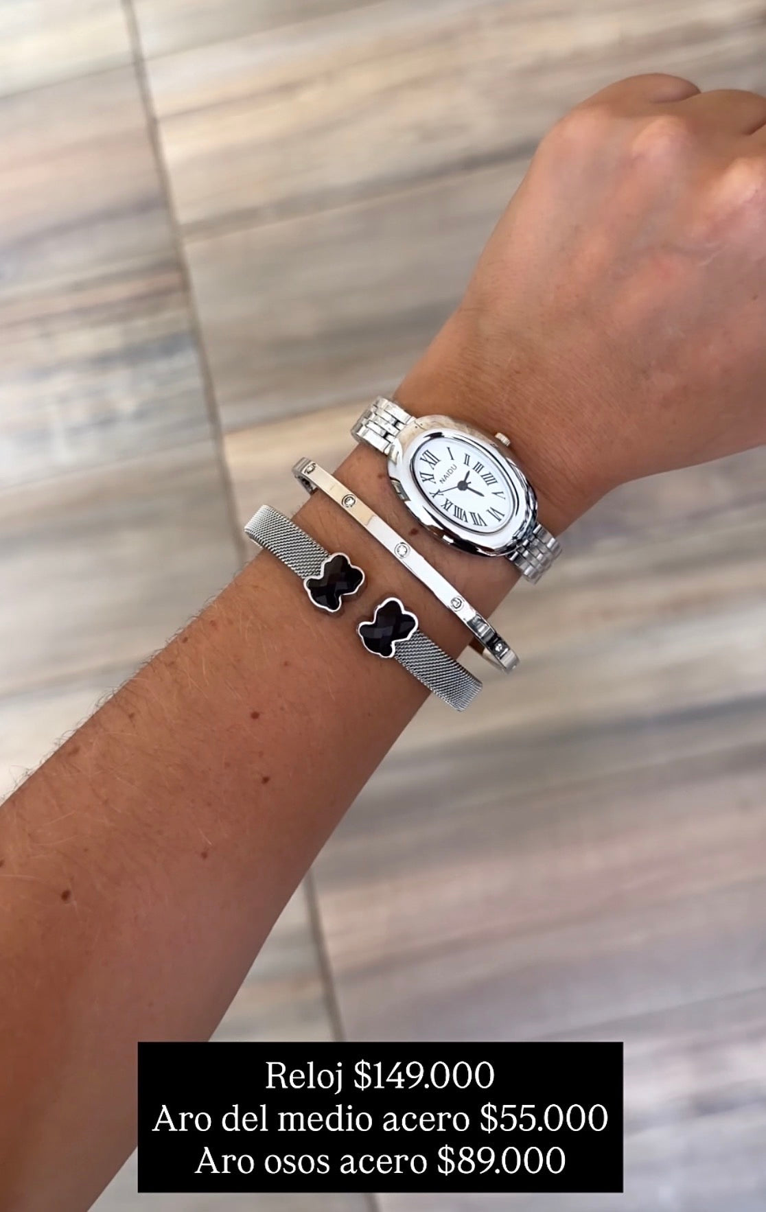 Reloj, pulseras