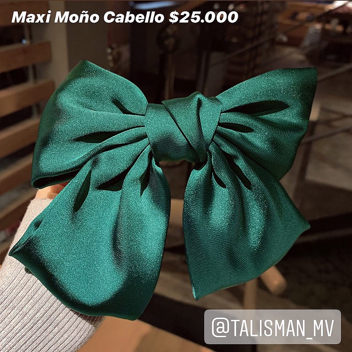 Maxi moño para el cabello