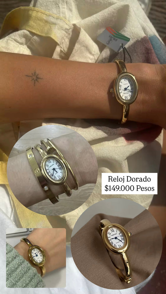 Reloj aro dorado