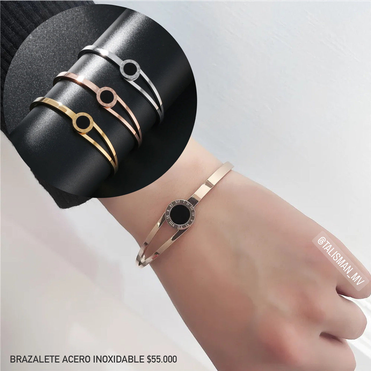 Brazalete acero inoxidable