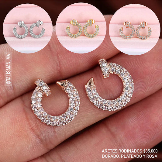 Aretes rodinados