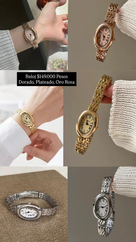 Reloj ovalado