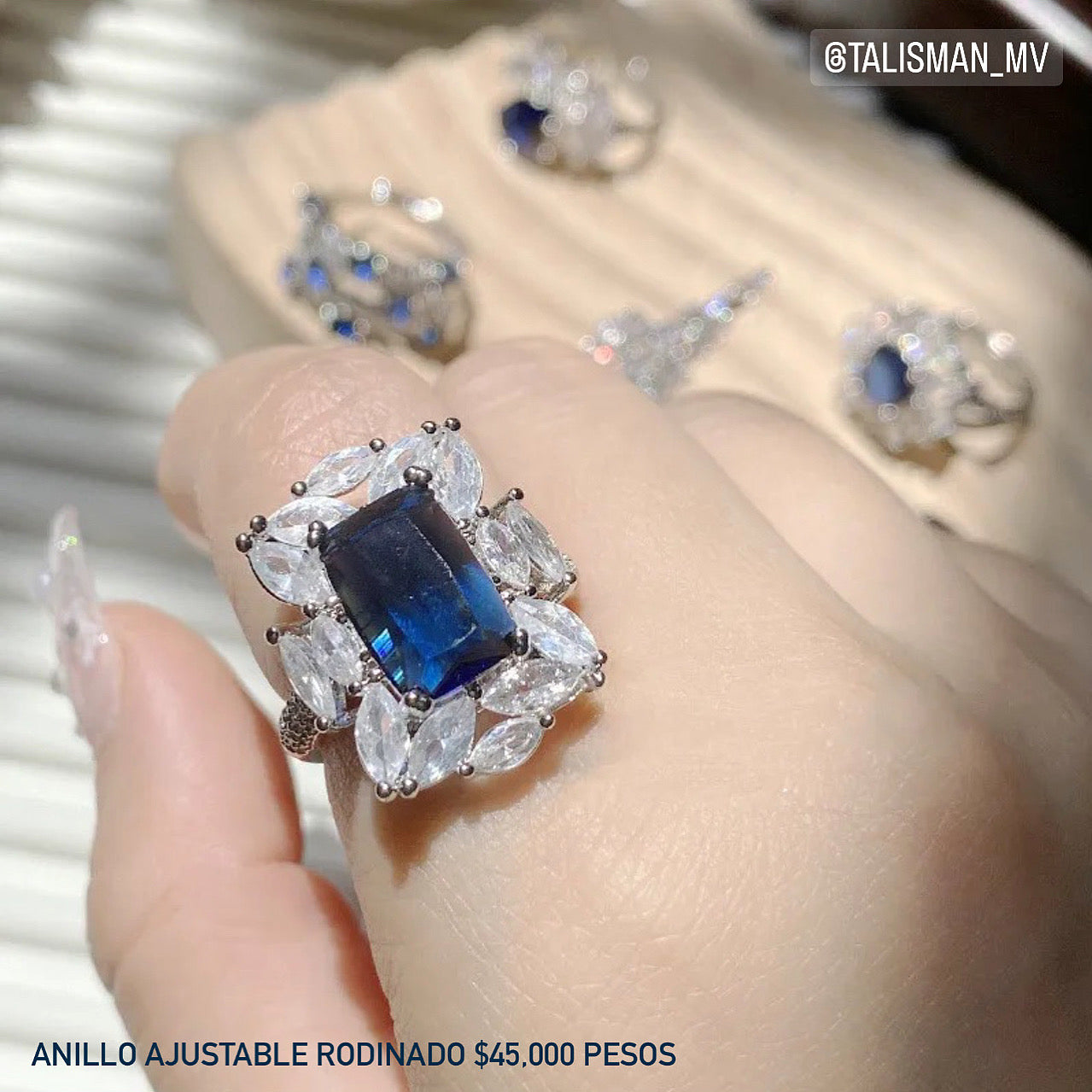 Anillo ajustable rodinado