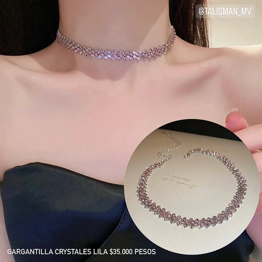 Gargantilla crystales
