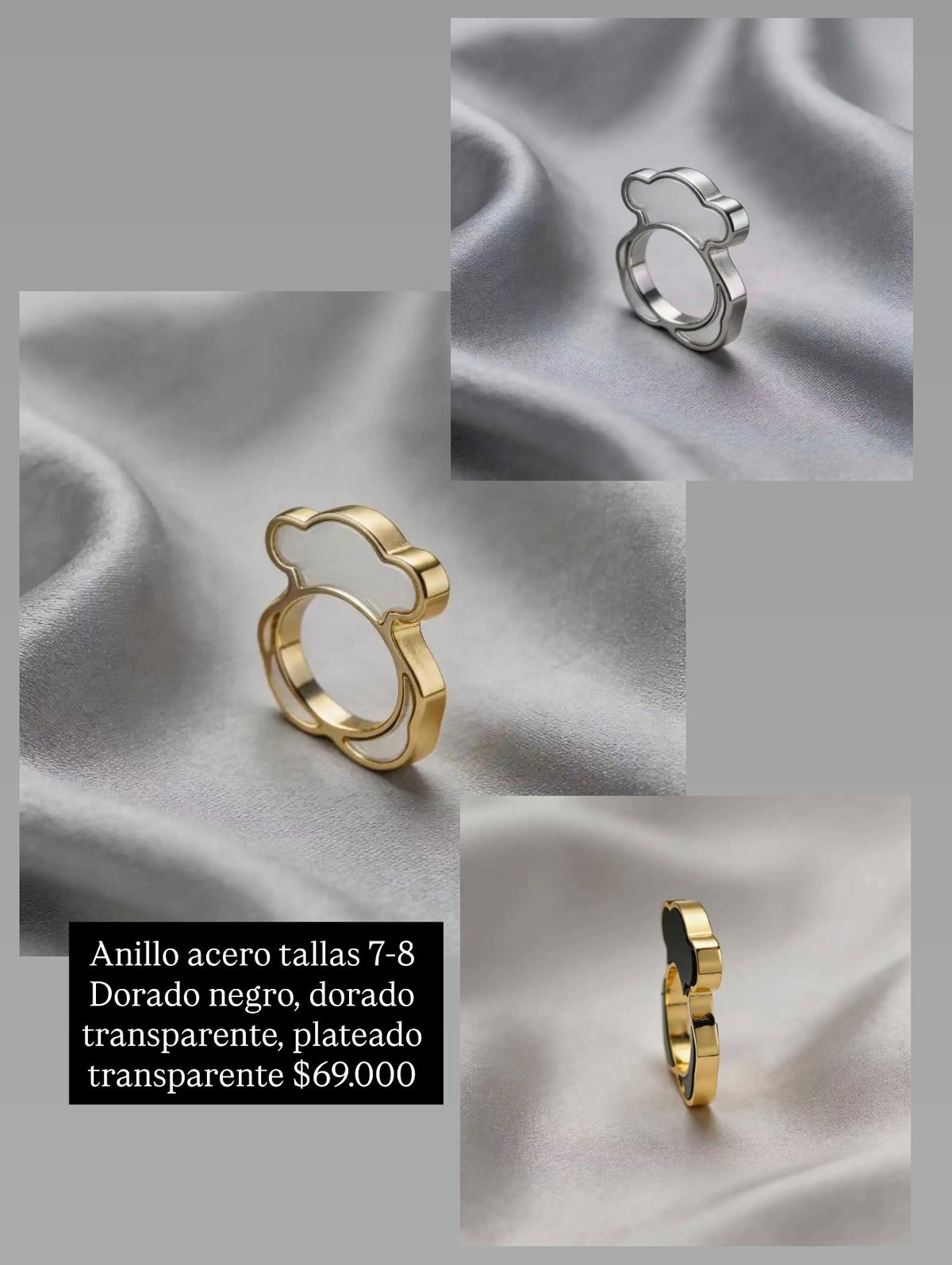 Anillo To*s acero inoxidable