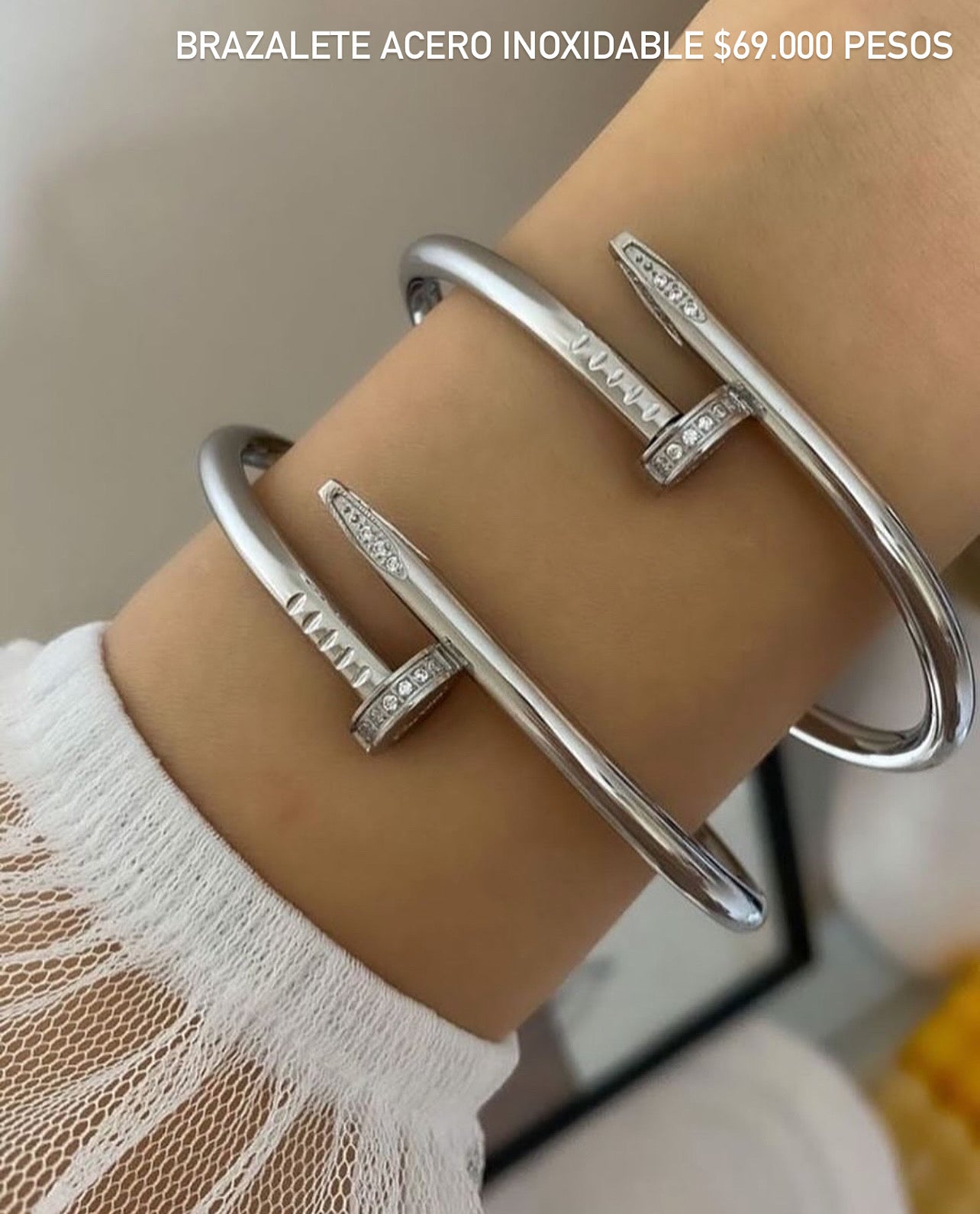 Brazalete acero inoxidable