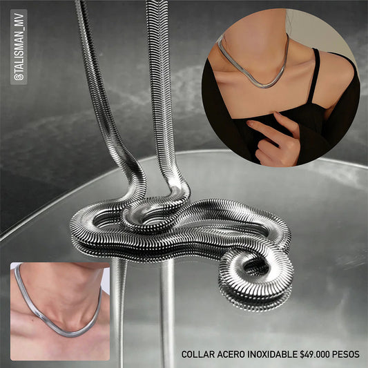 Collar acero inoxidable