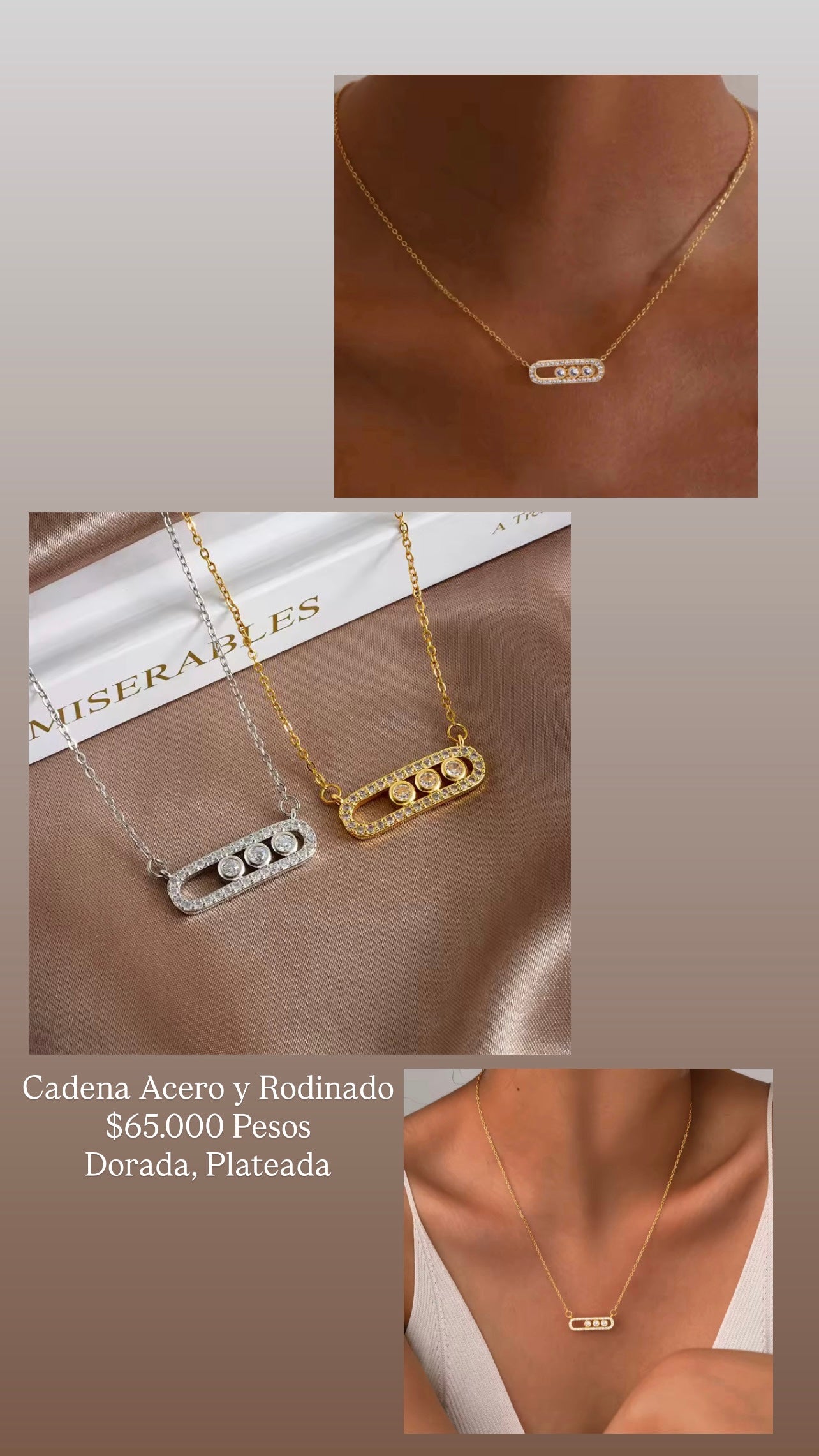 Cadena acero y rodinado