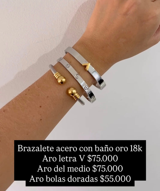 Brazalete acero inoxidable