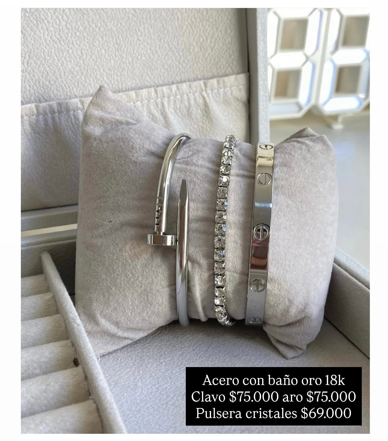 Pulseras acero inoxidable