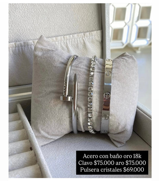 Pulseras acero inoxidable