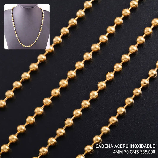 Cadena acero inoxidable