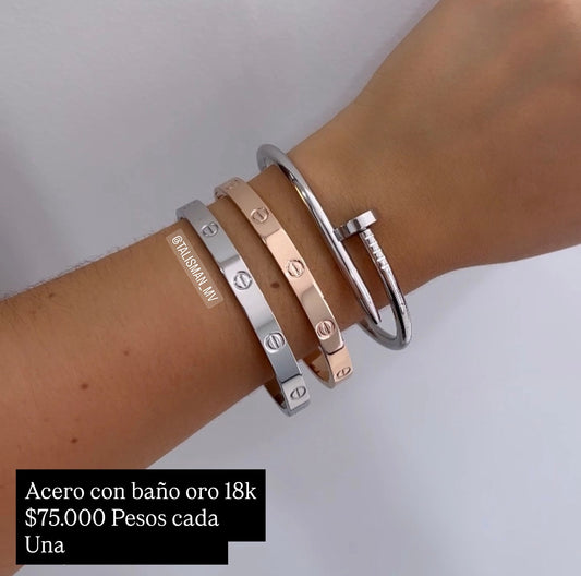 Brazalete acero inoxidable