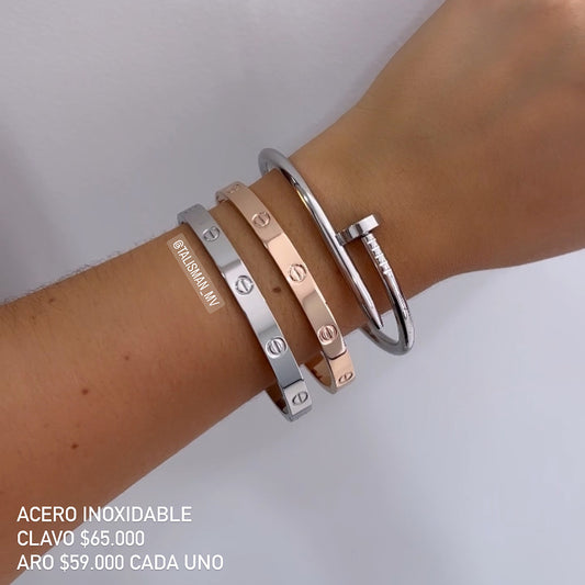 Brazalete acero inoxidable