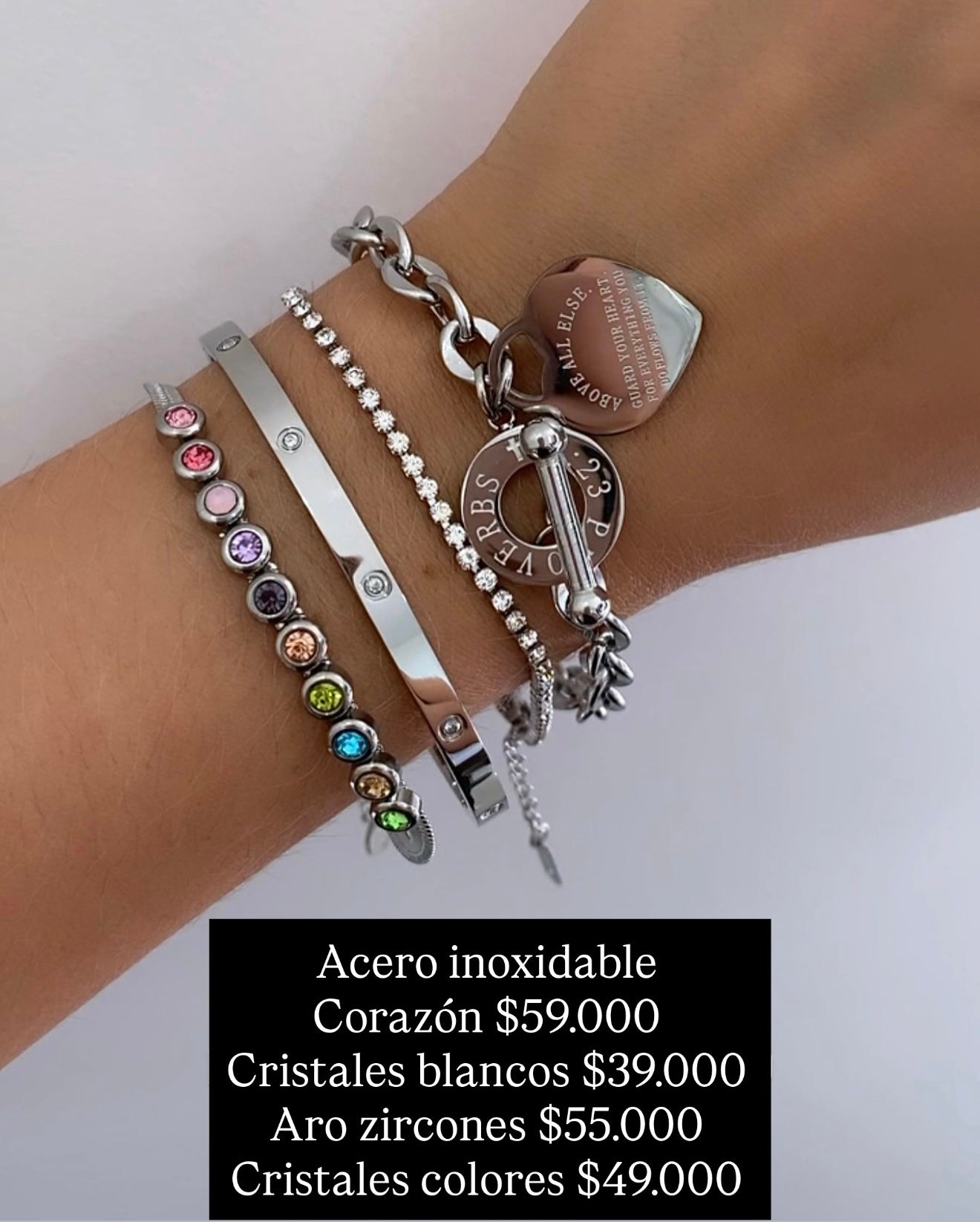 Pulsera acero inoxidable