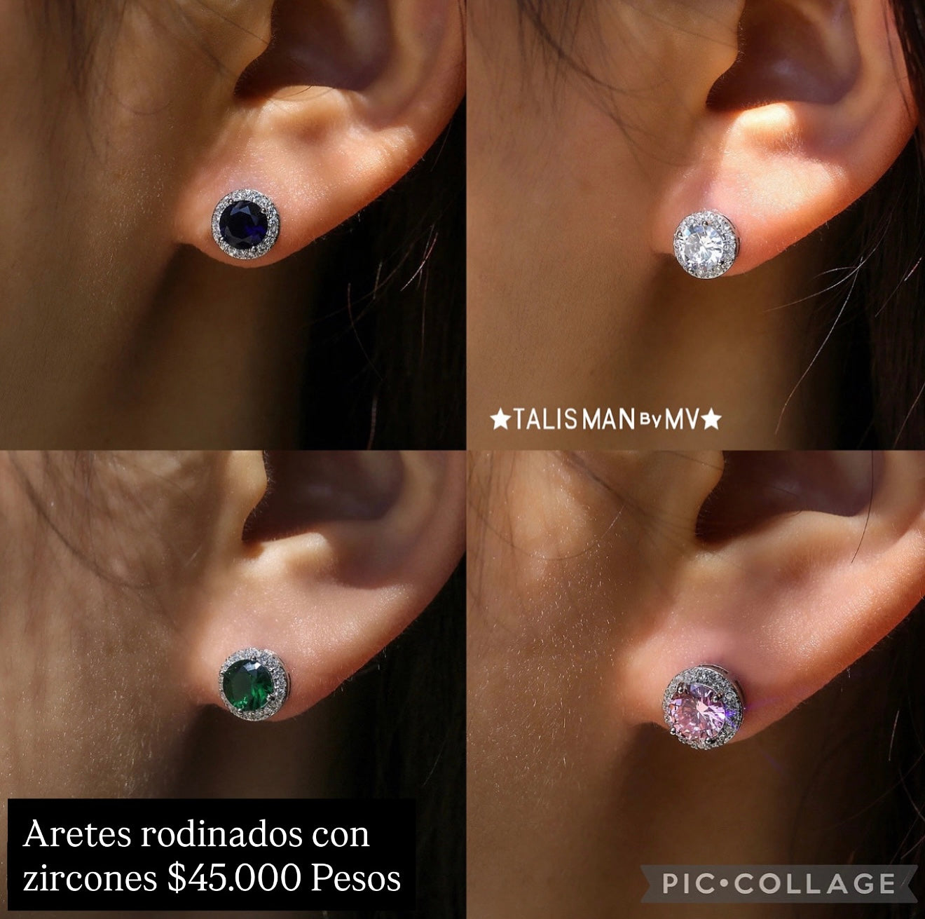 Aretes rodinados