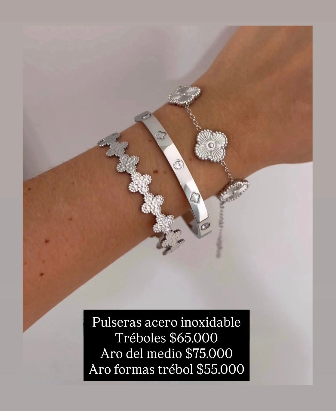 Brazalete acero inoxidable