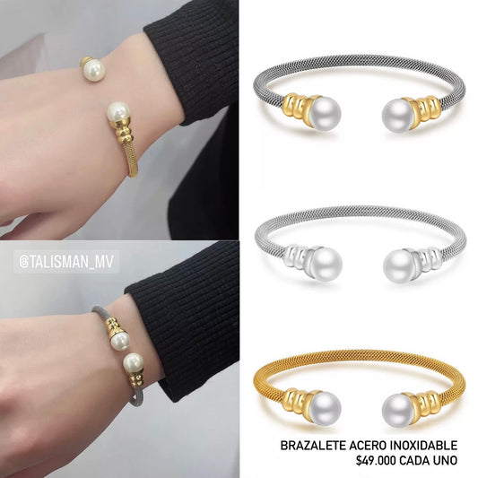 Brazaletes acero inoxidable
