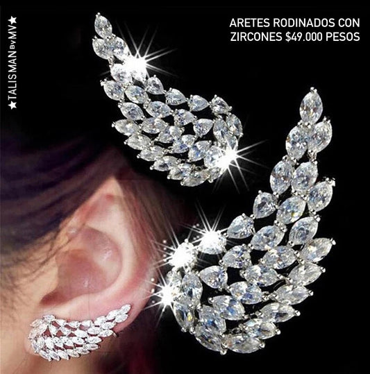 Aretes Alas Rodinadas