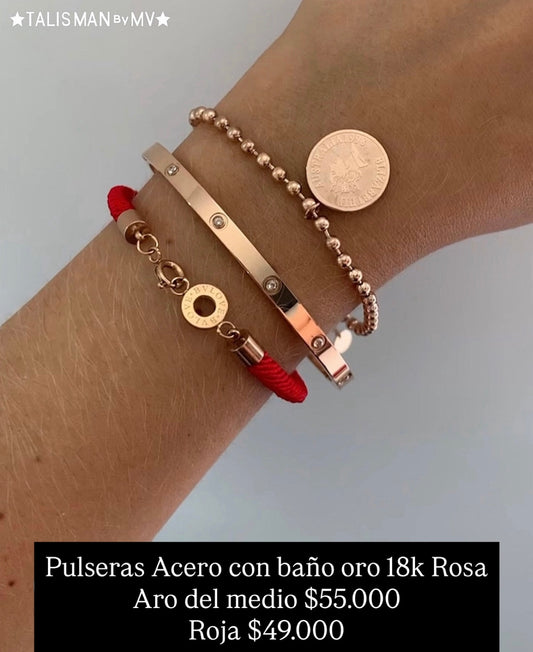 Pulseras acero inoxidable