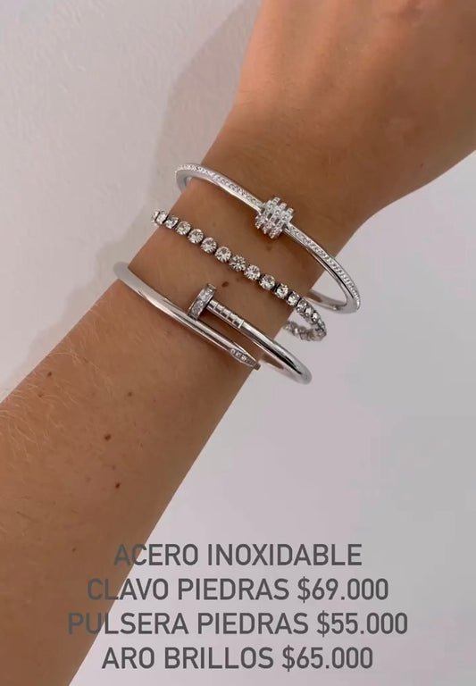 Pulseras acero inoxidable