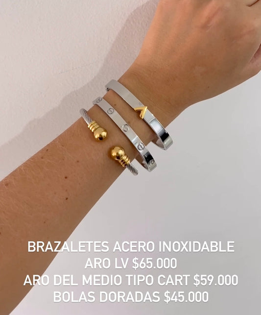 Brazalete acero inoxidable