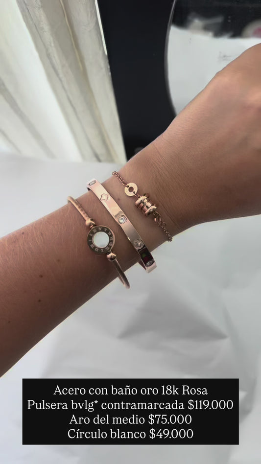 Acero inoxidable rosegold