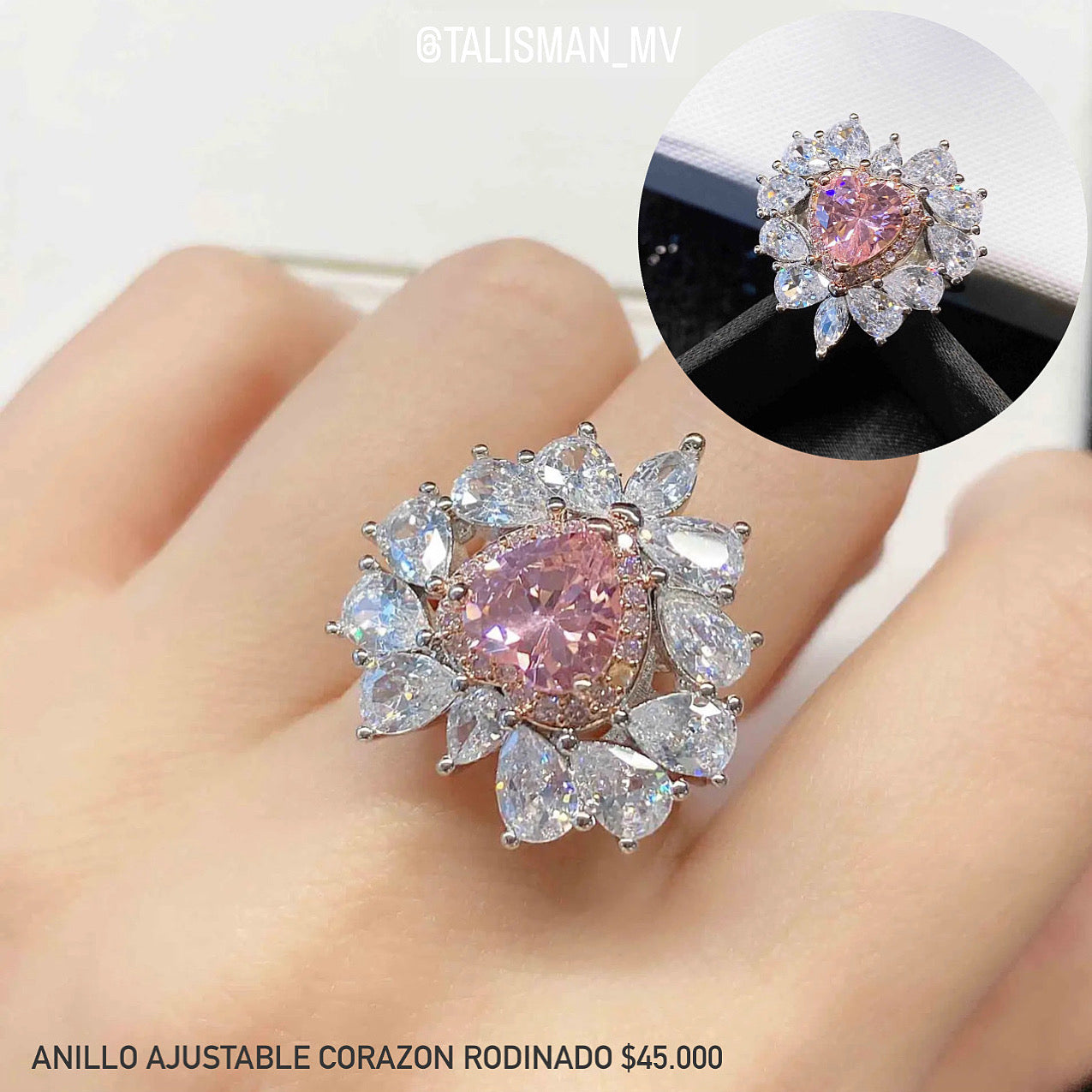 Anillo Ajustable Rodinado