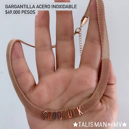 Gargantilla acero inoxidable