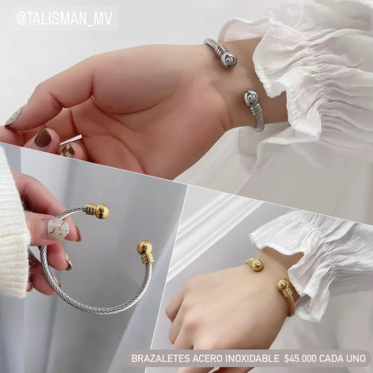 Brazalete acero inoxidable