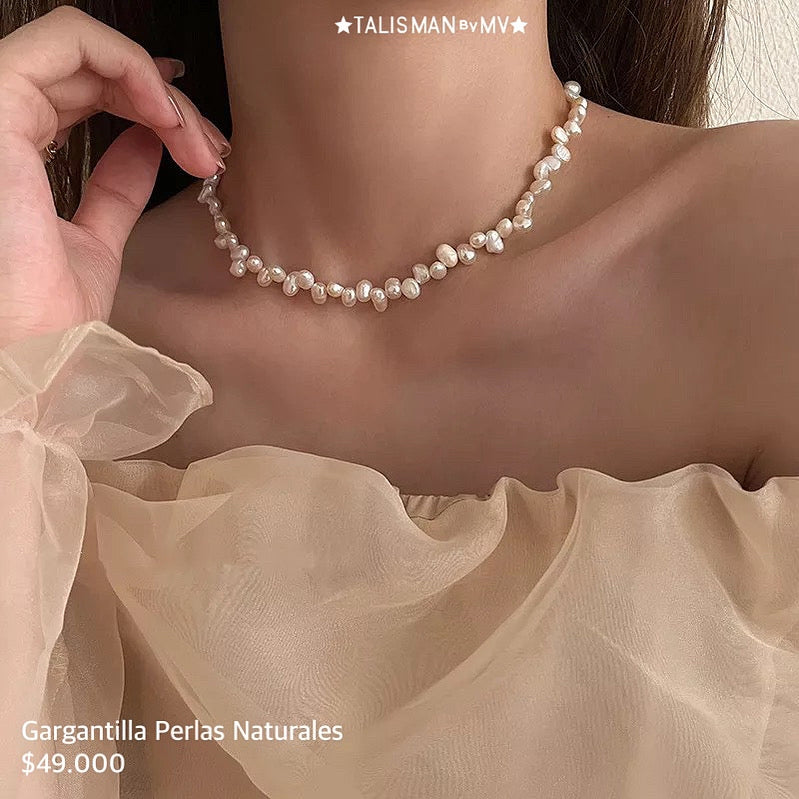 Gargantilla Perlas Naturales