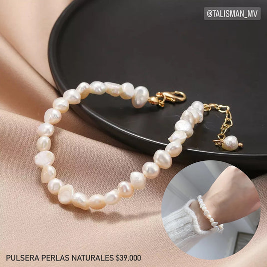 Pulsera Perlas Naturales